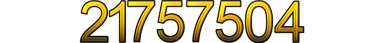Number 21757504