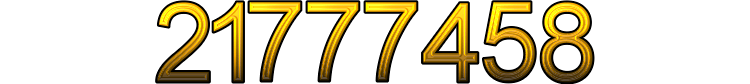 Number 21777458 Number 21777458