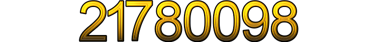 Number 21780098