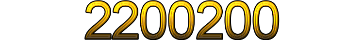 Number 2200200
