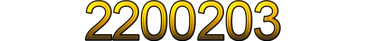 Number 2200203