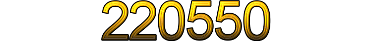 Number 220550