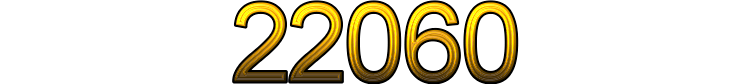 Number 22060