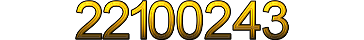 Number 22100243