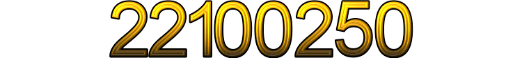 Number 22100250