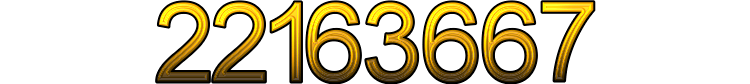 Number 22163667