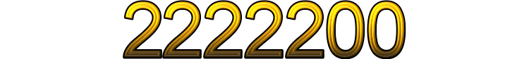 Number 2222200