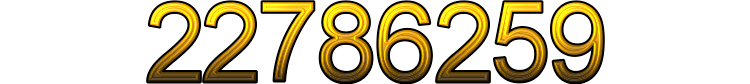 Number 22786259