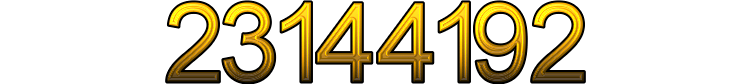 Number 23144192 Number 23144192