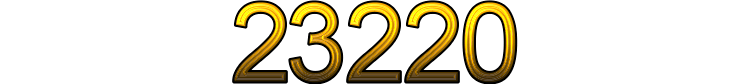 Number 23220