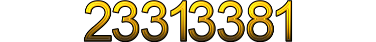 Number 23313381