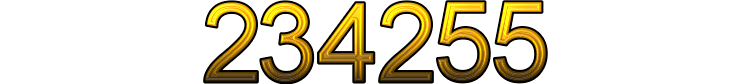Number 234255