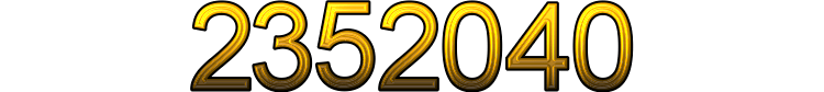 Number 2352040