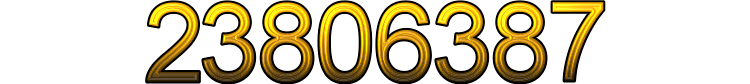 Number 23806387