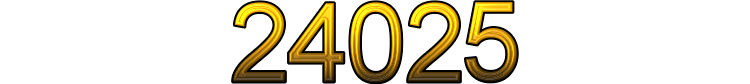 Number 24025
