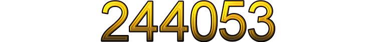 Number 244053