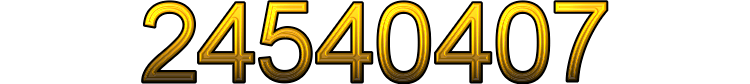Number 24540407