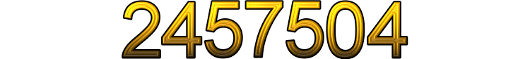 Number 2457504 Number 2457504