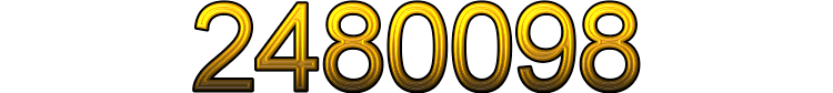 Number 2480098 Number 2480098