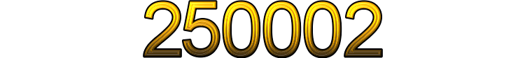 Number 250002