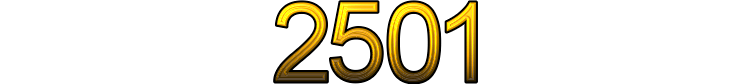 Number 2501