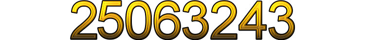 Number 25063243 Number 25063243