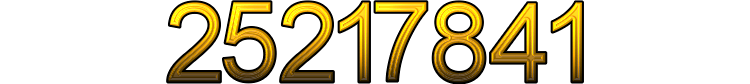 Number 25217841