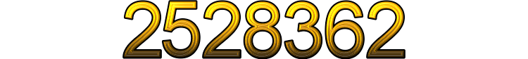Number 2528362 Number 2528362