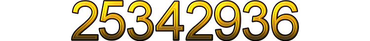 Number 25342936