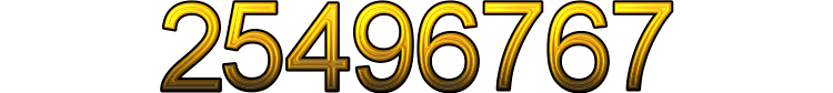 Number 25496767