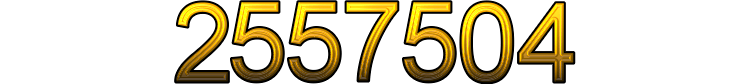Number 2557504