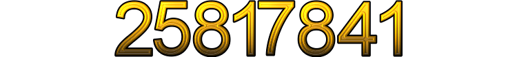 Number 25817841