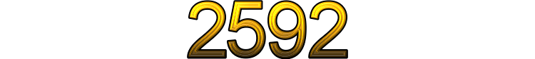 Number 2592