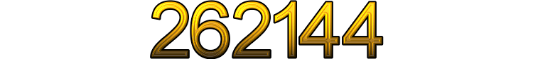 Number 262144