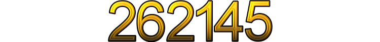 Number 262145