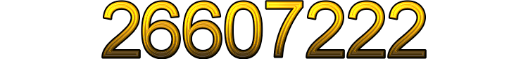 Number 26607222
