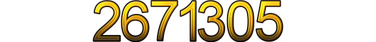 Number 2671305