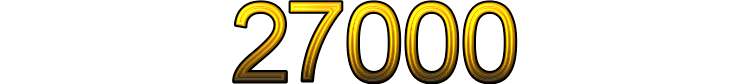 Number 27000