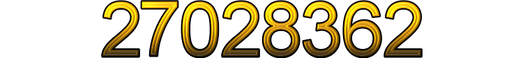 Number 27028362 Number 27028362