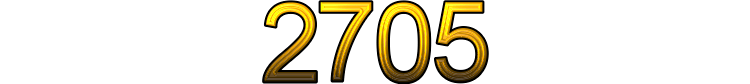 Number 2705