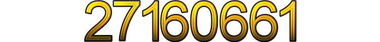 Number 27160661 Number 27160661