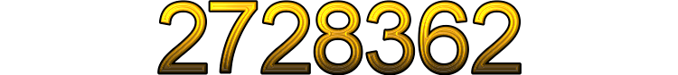 Number 2728362 Number 2728362