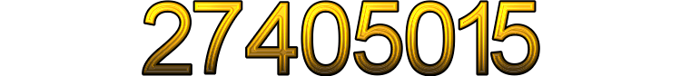 Number 27405015 Number 27405015