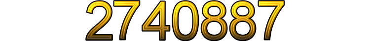 Number 2740887 Number 2740887