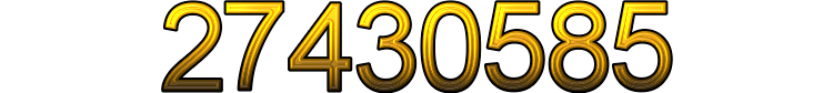 Number 27430585