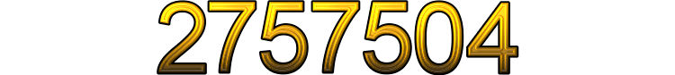 Number 2757504 Number 2757504