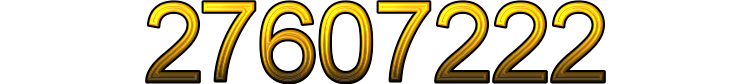 Number 27607222 Number 27607222
