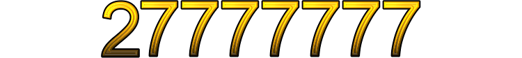 Number 27777777