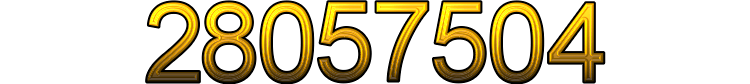 Number 28057504 Number 28057504