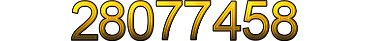 Number 28077458 Number 28077458